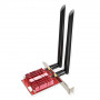 WiFi 6 card | 2.4Ghz / 5Ghz Dual Band | 2400 Mbps | Bluetooth 5.1