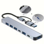 Hub USB VVIA 1 para 7