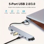 Hub USB VVIA 1 para 7